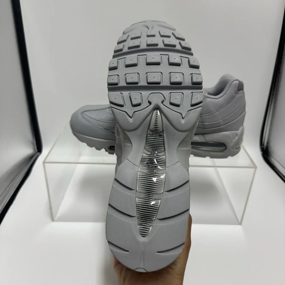 Brand New Nike Air Max 95 Wolf Grey Big Bubble Sneaker HM8755-002 Men's Size 9.5